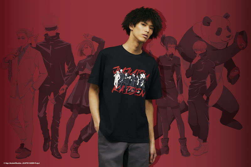 Pubblicità uniqlo jujutsu kaisen